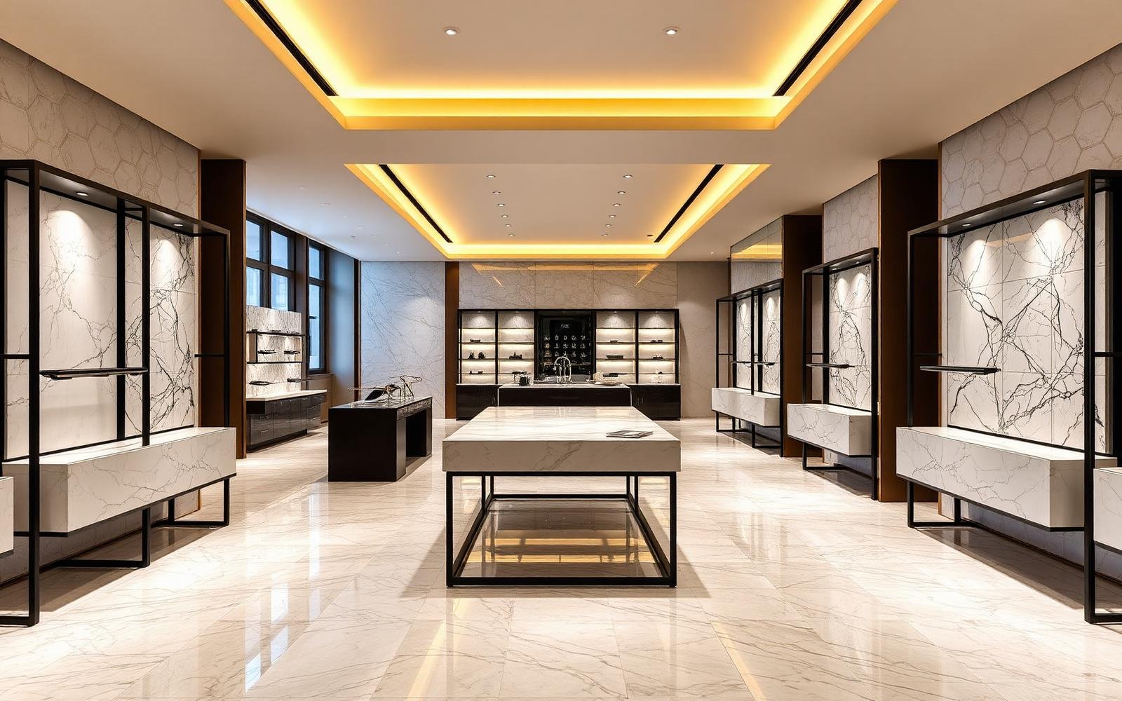 Carrara Marbles luxury showroom